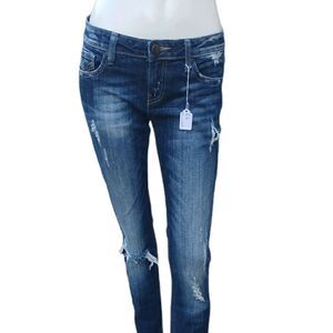 570021..Vigoss Studio Dublin Skinny Jeans Size 5/6, W30" 30"Inseam 7 1/2"Rise